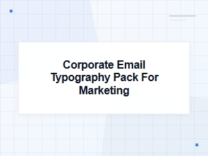 Corporate Email Font Bundle for Marketing