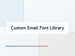 Custom Email Font Library Collection
