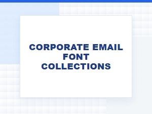 Corporate Email Font Kits for Professional Communication
